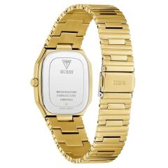 GUESS GUGW0978G2 ALTIN KAPLAMA KARE UNISEX KOL SAATİ