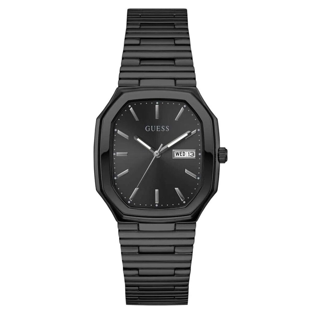 GUESS GUGW0978G4 SİYAH İYON KAPLAMA UNISEX KOL SAATİ