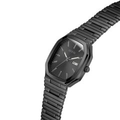 GUESS GUGW0978G4 SİYAH İYON KAPLAMA UNISEX KOL SAATİ