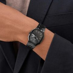 GUESS GUGW0978G4 SİYAH İYON KAPLAMA UNISEX KOL SAATİ