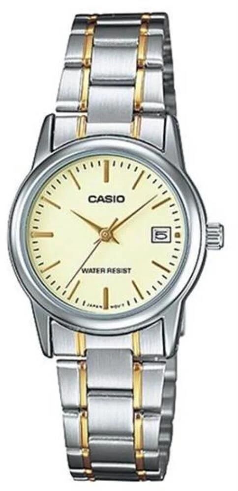 CASIO LTP-V002SG-9AUDF ALTIN KAPLAMA TAKVİMLİ BAYAN KOL SAATİ