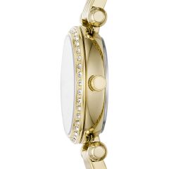 FOSSIL FBQ3503 ALTIN KAPLAMA TAŞLI KADIN KOL SAATİ