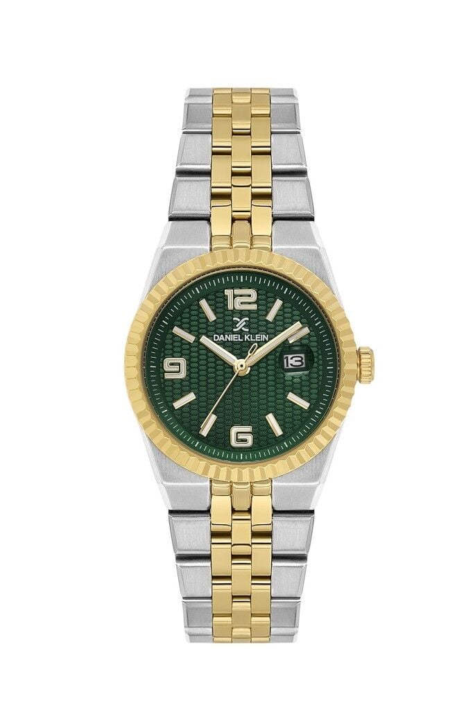 DANIEL KLEIN DK.13.10123-5 ALTIN KAPLAMA YEŞİL KADRAN KADIN KOL SAATİ