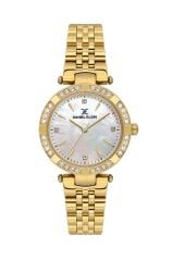 DANIEL KLEIN DK.13.10109-2 ALTIN KAPLAMA TAŞLI KADIN KOL SAATİ