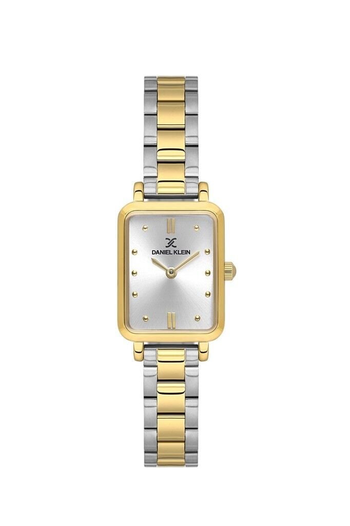 DANIEL KLEIN DKE.1.10866-3 ALTIN KAPLAMA DİKDÖRTGEN KADIN KOL SAATİ
