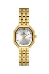 DANIEL KLEIN DK.3.10064-2 ALTIN KAPLAMA SEKİZGEN KADIN KOL SAATİ