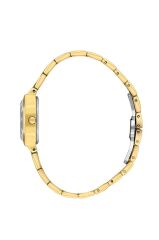 DANIEL KLEIN DK.3.10064-2 ALTIN KAPLAMA SEKİZGEN KADIN KOL SAATİ