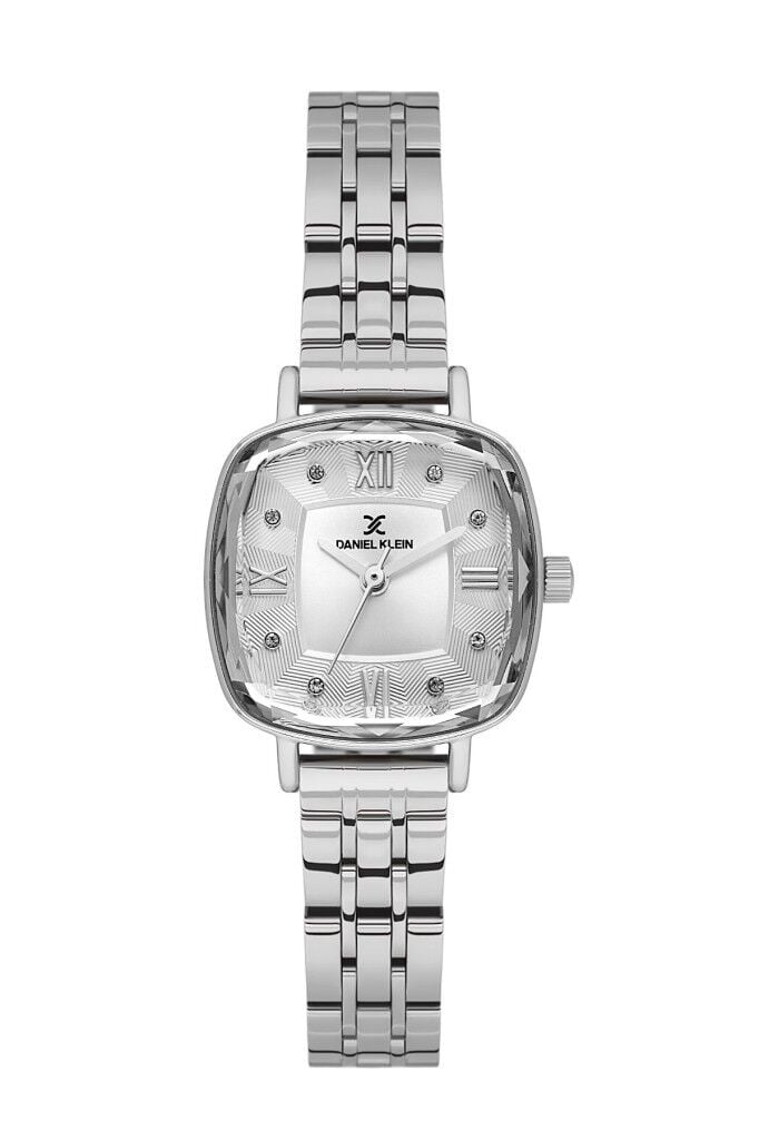 DANIEL KLEIN DK.3.10057-1 METAL KARE KADIN KOL SAATİ