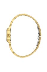 DANIEL KLEIN DK.3.10061-2 ALTIN KAPLAMA TAŞLI KARE KADIN KOL SAATİ