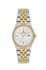 DANIEL KLEIN DK.13.10124-3 ALTIN KAPLAMA TAŞLI KADIN KOL SAATİ