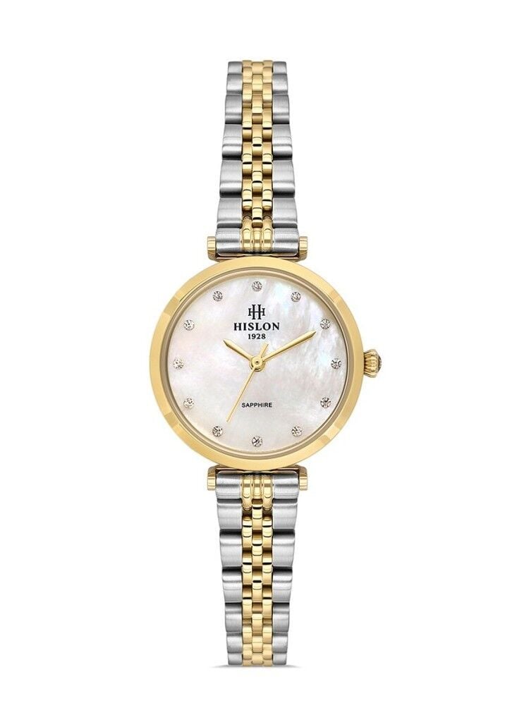 HISLON QL143T-09SG ALTIN KAPLAMA KADIN KOL SAATİ