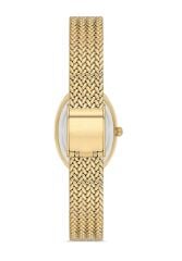 HISLON QL184G-02SG ALTIN KAPLAMA HASIR KORDON OVAL KADIN KOL SAATİ