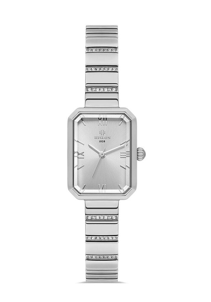 HISLON QL191S-02SS ÇELİK DİKDÖRTGEN KADIN KOL SAATİ
