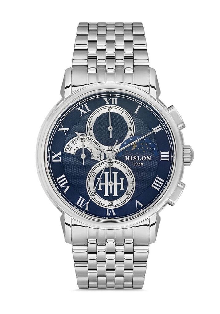 HISLON TM143S-11SS ÇELİK SAFİR CAM ERKEK KOL SAATİ