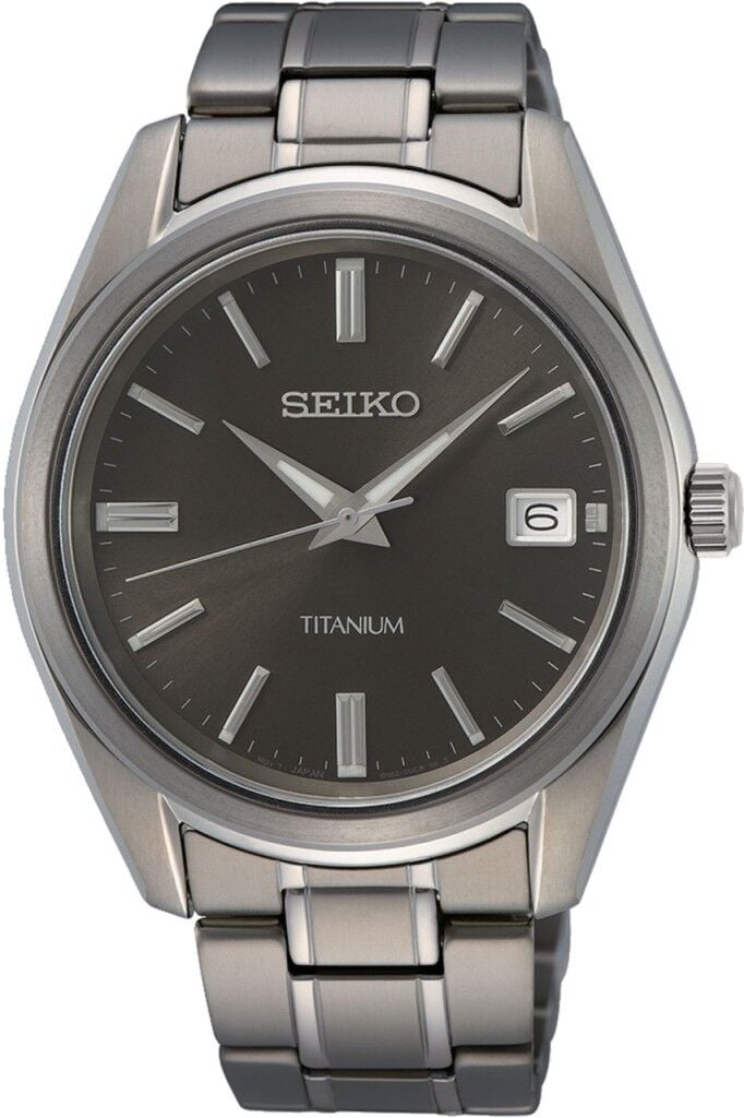 SEIKO SUR375P SAFİR CAM TİTANYUM ERKEK KOL SAATİ