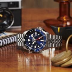 SEIKO 5 SPORTS GMT SSK003 PİLSİZ OTOMATİK SERAMİK BEZEL ÇELİK ERKEK KOL SAATİ