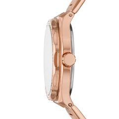 FOSSIL FBQ3721 ROSE GOLD TAŞLI BAYAN KOL SAATİ