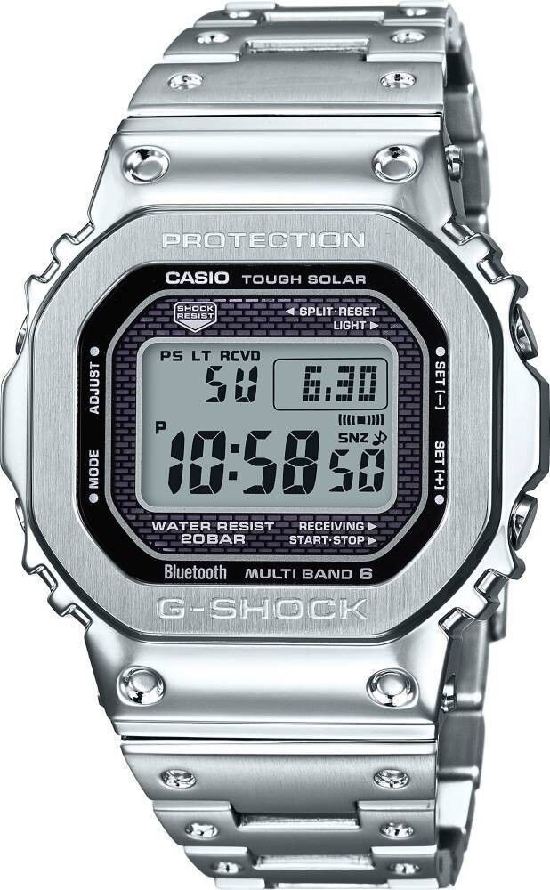 CASIO G-SHOCK GMW-B5000D-1DR PİLSİZ SOLAR BLUETOOTH BAĞLANTILI ÇELİK ERKEK KOL SAATİ