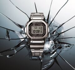 CASIO G-SHOCK GMW-B5000D-1DR PİLSİZ SOLAR BLUETOOTH BAĞLANTILI ÇELİK ERKEK KOL SAATİ