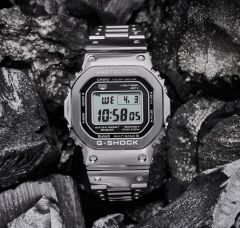 CASIO G-SHOCK GMW-B5000D-1DR PİLSİZ SOLAR BLUETOOTH BAĞLANTILI ÇELİK ERKEK KOL SAATİ