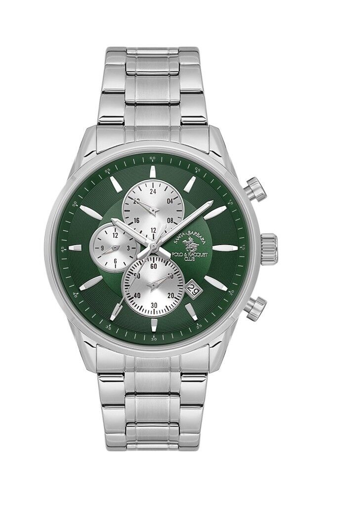 SANTA BARBARA POLO CLUB SB.4.10052-4 YEŞİL KADRAN ÇELİK ERKEK KOL SAATİ
