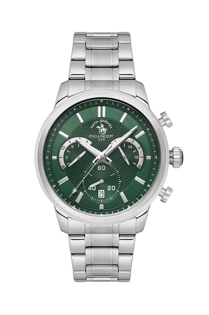 SANTA BARBARA POLO CLUB SB.4.10050-4 YEŞİL KADRAN ÇELİK ERKEK KOL SAATİ