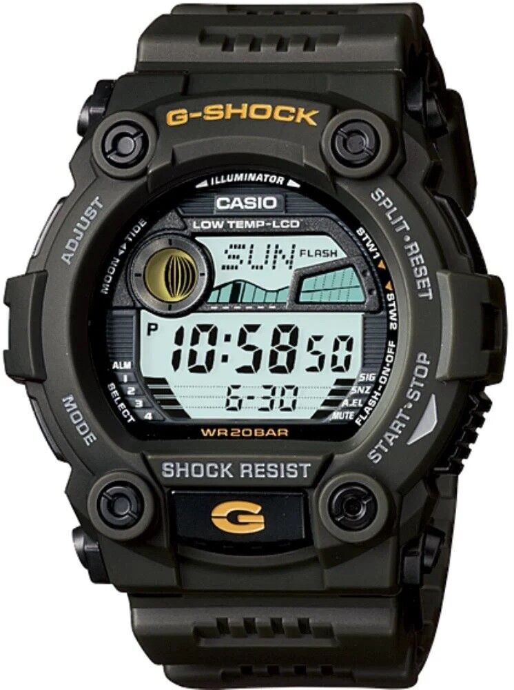 CASIO G-SHOCK G-7900-3DR YEŞİL SİLİKON KORDON DİJİTAL ERKEK KOL SAATİ