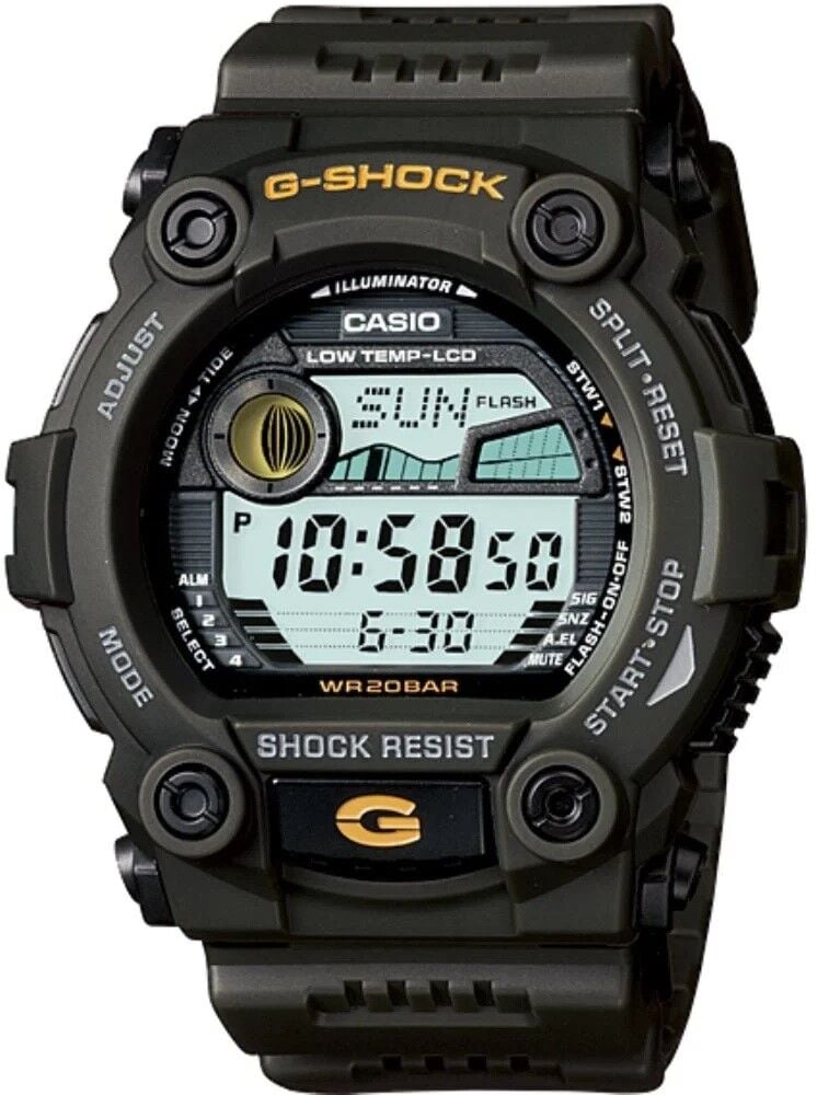 CASIO G-SHOCK G-7900-3DR YEŞİL SİLİKON KORDON DİJİTAL ERKEK KOL SAATİ