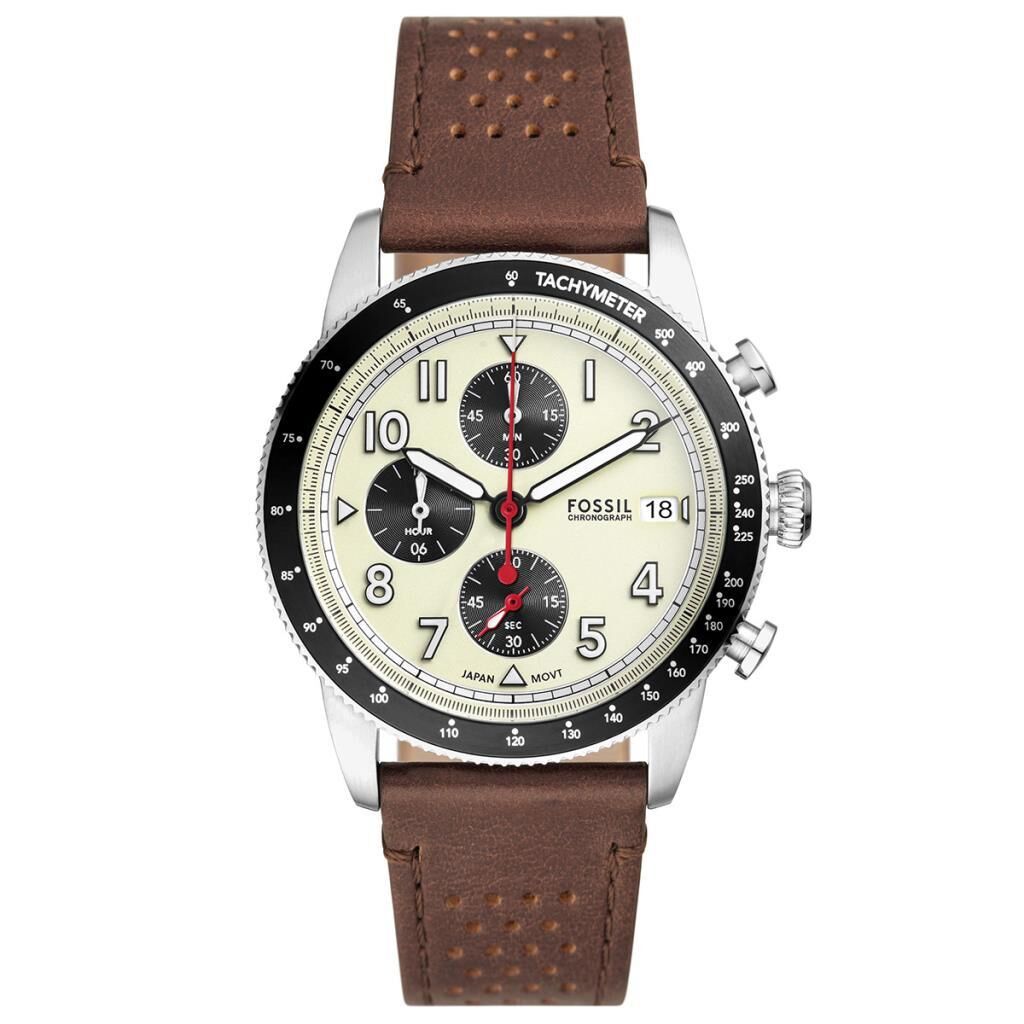 FOSSIL FFS6042 KAHVERENGİ DERİ KORDON ERKEK KOL SAATİ