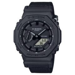 CASIO G-SHOCK GA-2100BCE-1ADR SİYAH KUMAŞ KORDON ANALOG/DİJİTAL ERKEK KOL SAATİ