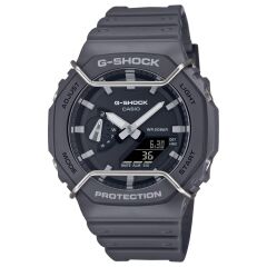 CASIO G-SHOCK GA-2100PTS-8ADR GRİ SİLİKON KORDON ANALOG/DİJİTAL ERKEK KOL SAATİ