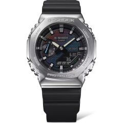 CASIO G-SHOCK GM-2100RW-1ADR SİYAH SİLİKON KORDON ANALOG/DİJİTAL ERKEK KOL SAATİ