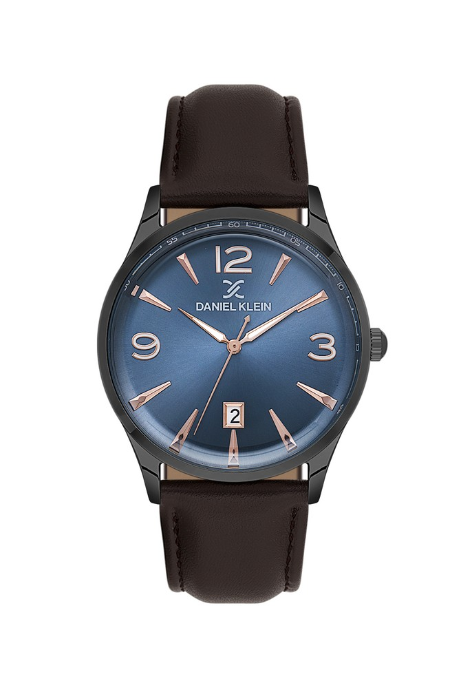 DANIEL KLEIN DK.6.14034-4 KAHVERENGİ DERİ KORDON KLASİK ERKEK KOL SAATİ