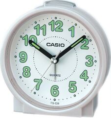 CASIO TQ-228-7DF ALARMLI BEYAZ ÇALAR MASA SAATİ