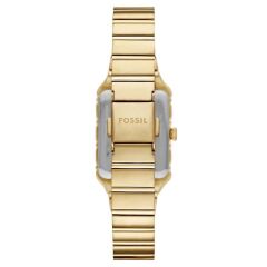 FOSSIL FES5389 ALTIN KAPLAMA DİKDÖRTGEN KADIN KOL SAATİ