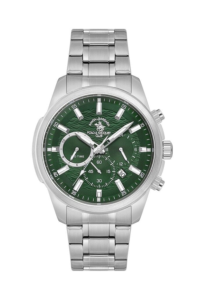 SANTA BARBARA POLO CLUB SB.4.10047-4 YEŞİL KADRAN ÇELİK ERKEK KOL SAATİ