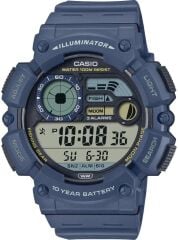 CASIO WS-1500H-2AVDF LACİVERT SİLİKON KORDON DİJİTAL ERKEK KOL SAATİ