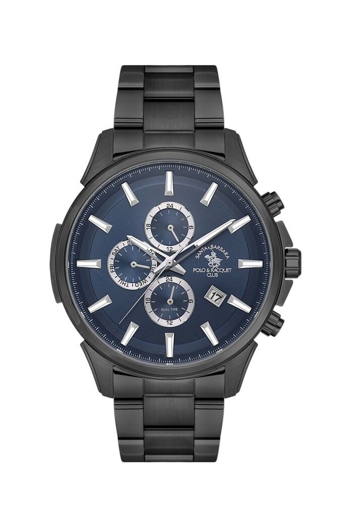 SANTA BARBARA POLO CLUB SB.1.10392.9 SİYAH İYON KAPLAMA ERKEK KOL SAATİ