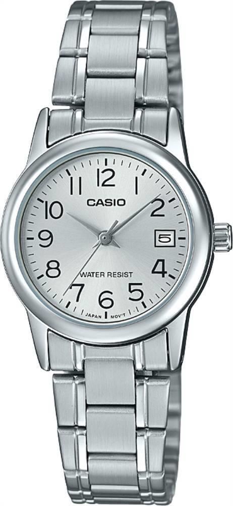 CASIO LTP-V002D-7BUDF RAKAMLI TAKVİMLİ METAL KADIN KOL SAATİ