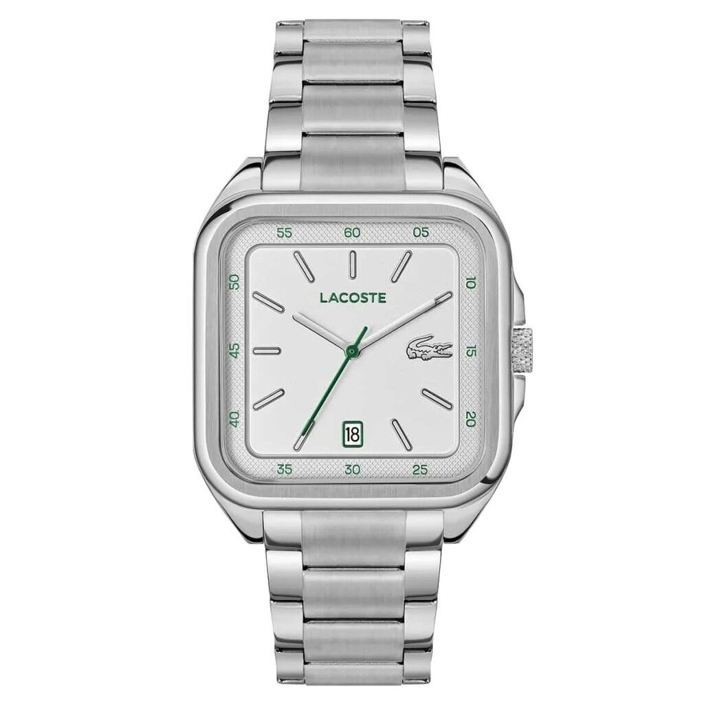 LACOSTE LAC2011460 ÇELİK KARE ERKEK KOL SAATİ