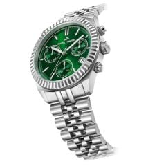 ROCHE MONTRE RMG6000-01 SWISS MADE YEŞİL KADRAN SAFİR CAM ÇELİK ERKEK KOL SAATİ