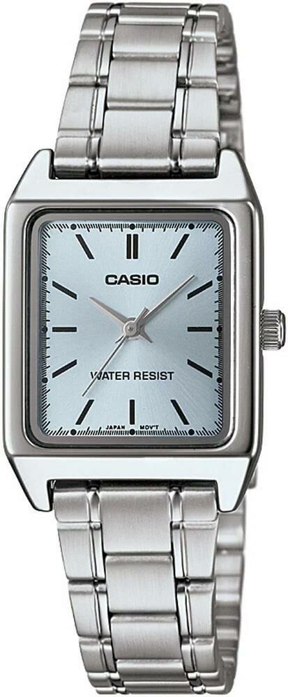 CASIO LTP-V007D-2EUDF KARE METAL KADIN KOL SAATİ