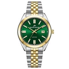 ROCHE MONTRE RMG6008-05 SWISS MADE YEŞİL KADRAN SAFİR CAM ERKEK KOL SAATİ
