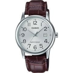 CASIO MTP-V002L-7B2UDF RAKAMLI TAKVİMLİ DERİ ERKEK KOL SAATİ