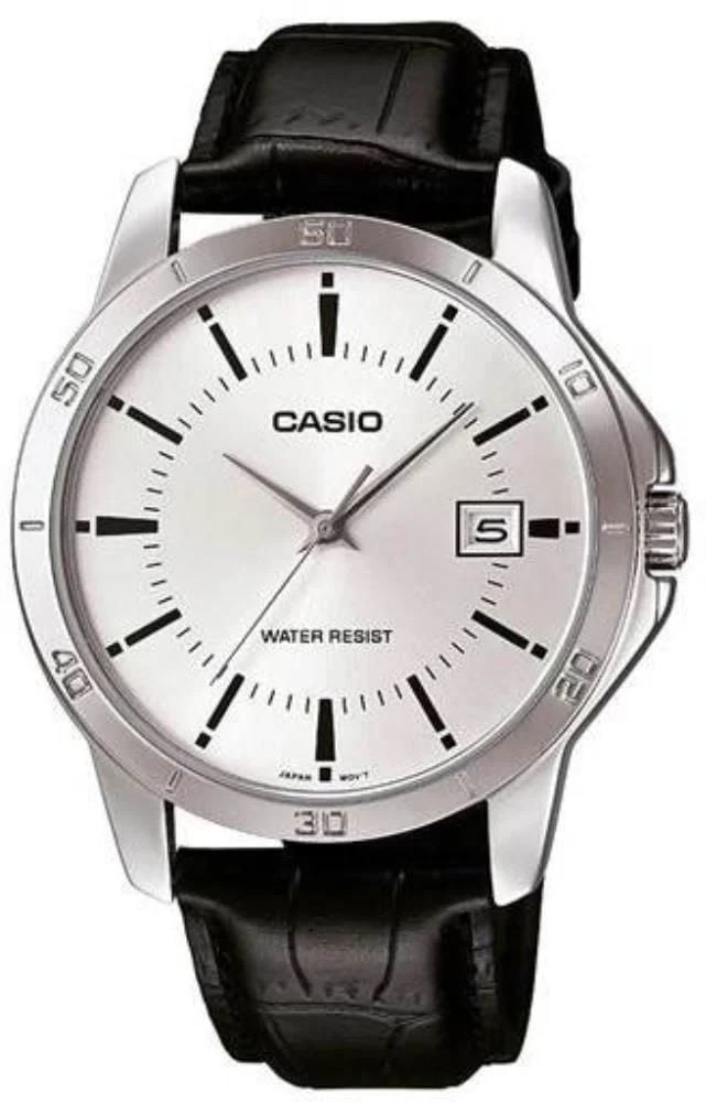 CASIO MTP-V004L-7AUDF SİYAH DERİ KORDON ERKEK KOL SAATİ