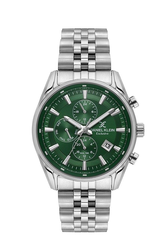 DANIEL KLEIN DKE.1.10794-4 YEŞİL KADRAN METAL ERKEK KOL SAATİ