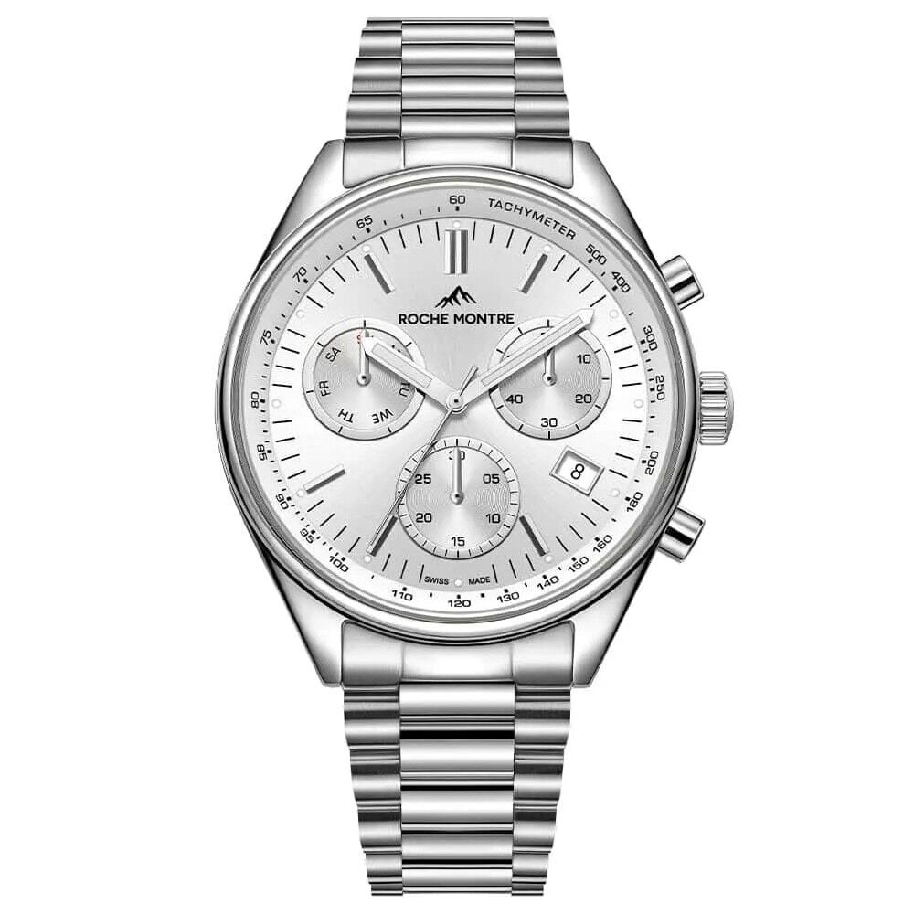 ROCHE MONTRE RMG6011-03 SWISS MADE SAFİR CAM ÇELİK ERKEK KOL SAATİ