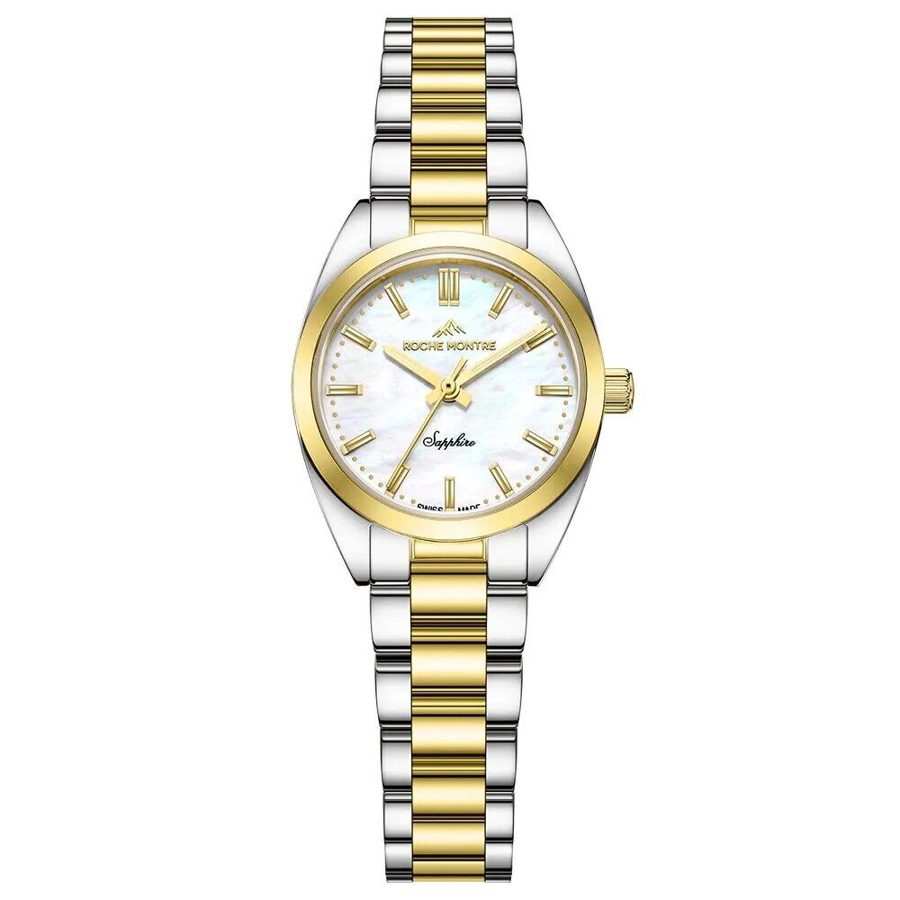 ROCHE MONTRE RML5003-01 SWISS MADE SAFİR CAM ALTIN KAPLAMA KADIN KOL SAATİ