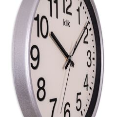 VENÜS GÜMÜŞ MİNİMALİST DUVAR SAATİ