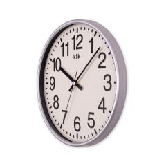 VENÜS GÜMÜŞ MİNİMALİST DUVAR SAATİ